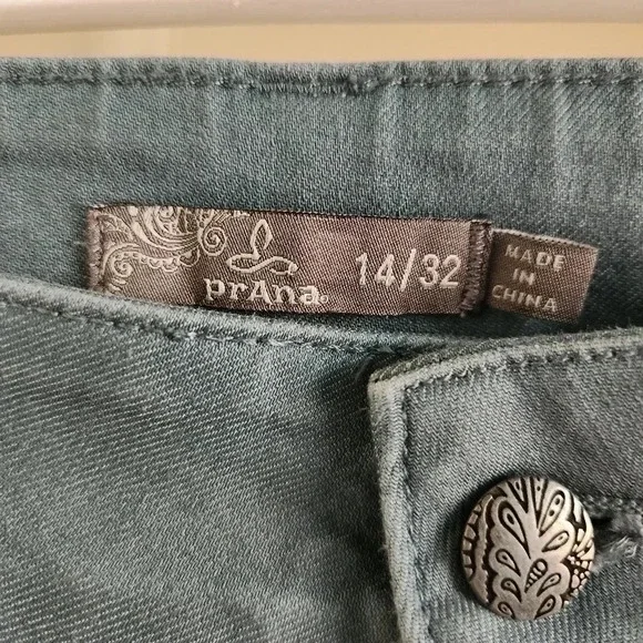Prana Carlotta Cropped Pants size 14/32 - Picture 2 of 10